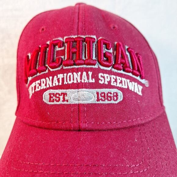 Vintage Michigan International Speedway Adjustable Hat Cap The Game Tag - Picture 4 of 9